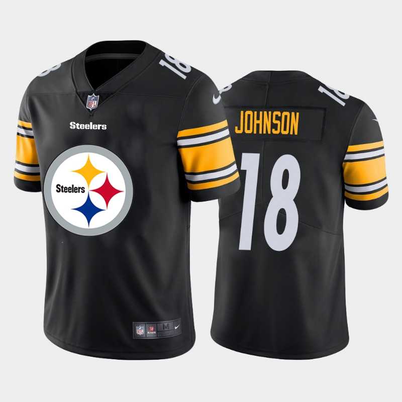 Nike Steelers 18 Diontae Johnson Black Team Big Logo Vapor Untouchable Limited Jersey Dzhi,We sell and wholesale Nike Steelers 18 Diontae Johnson Black Team Big Logo Vapor Untouchable Limited Jersey Dzhi on line form chian!